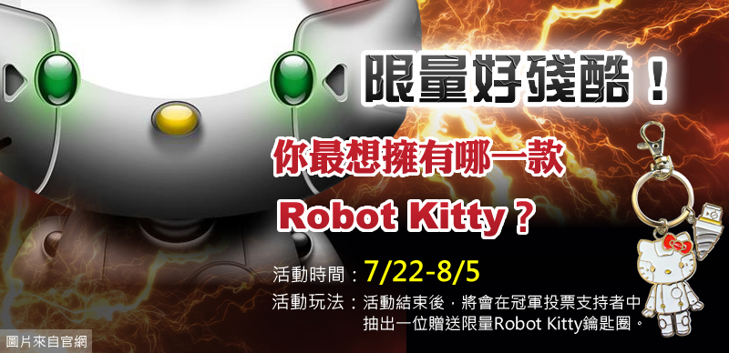 限量好殘酷！ 你最想擁有哪一款Robot Kitty？