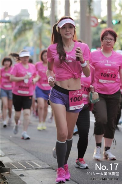 大陸有最美馬拉松女孩　台灣有美魔女張婷媗啦！