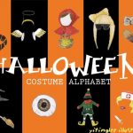 Halloween costume alphabet!