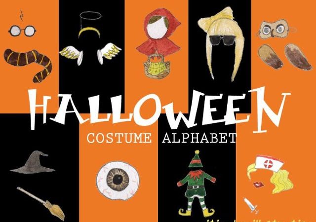 Halloween costume alphabet!