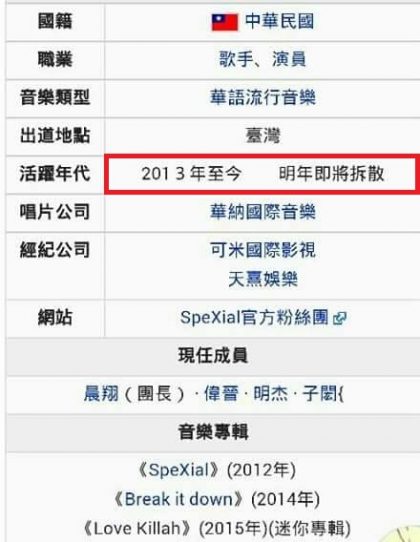 SpeXial要解散了！？　真的是「危機」百科……